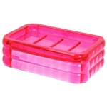 Gedy GL11-76 Decorative Pink Soap Holder